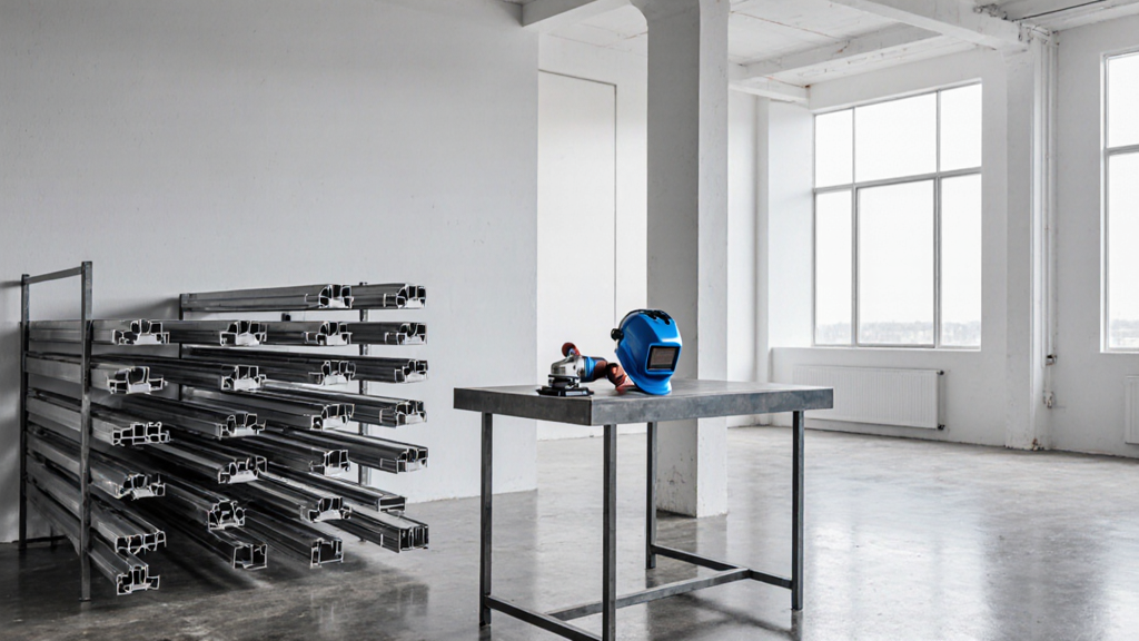 Werkstatt eines Metallbaubetriebs